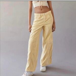Urban Outfitters Yellow Corduroy Trousers